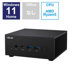 ASUS エイスース デスクトップパソコン ExpertCenter PN64 ブラック (モニター無し) PN53-S5097AD