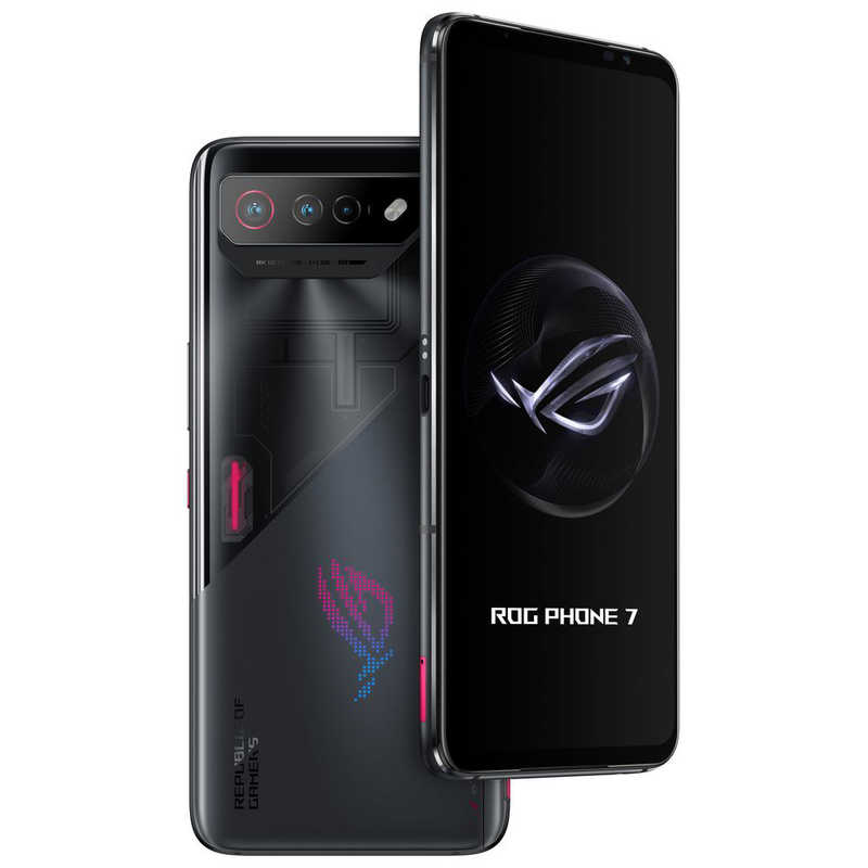 ASUS エイスース ASUS エイスース SIMフリースマートフォン ROG Phone 7 Qualcomm Snapdragon 8 Gen 2 6.78インチ メモリ/ストレージ：16GB/512GB ファントムブラック ROG7-BK16R512 ROG7-BK16R512