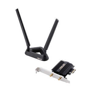 ASUS エイスース PCE-AX58BT Wi-Fi6(802.11ax)、Bluetooth 5.0対応のPCI-E無線LAN子機 ［Wi-Fi 6(ax)］ PCE-AX58BT/J