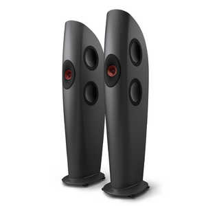 KEF フロア型スピーカー CHARCOAL GREY / RED [1本(2本注文のみ受付)] BLADETWOMETA