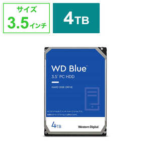 WESTERN DIGITAL WD Blue デスクトップハードディスクドライブ ［3.5インチ］｢バルク品｣ WD40EZAX
