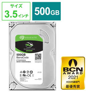 SEAGATE 内蔵HDD BarraCuda [3.5インチ /500GB]｢バルク品｣ ST500DM009