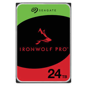 SEAGATE IronWolf Pro 3.5インチ 24TB 内蔵HDD(CMR)  PC NAS 用 RVセンサー「バルク品」 ST24000NT002