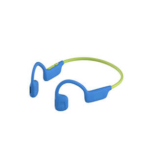 MYFIRSTJAPAN ブルートゥースイヤホン 耳かけ型 エア伝達キッズイヤホン ［ワイヤレス(ネックバンド) /Bluetooth対応］ ブルー FH8506SA-BE01
