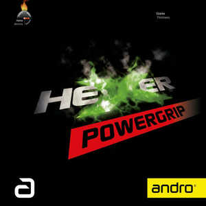 アンドロ 裏ソフトラバー ヘキサーパワーグリップ HEXER POWERGRIP(厚さ：2.1) ［裏ソフト / テンション］ レッド 112297