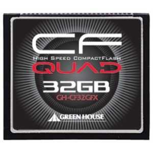 グリーンハウス 32GBコンパクトフラッシュ GH-CF32GFX