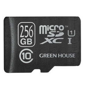 グリーンハウス microSDXCカード (Class10 256GB)  GH-SDMRXCUB256G