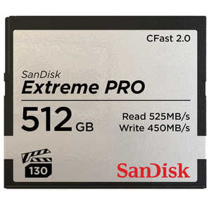サンディスク CFast2.0 カード SanDisk Extreme PRO (512GB) SDCFSP-512G-J46D