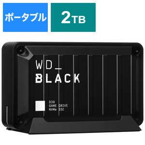 WESTERN DIGITAL 外付けSSD USB-A接続 (PS5/PS4対応) WD BLACK ブラック [2TB /ポータブル型] WDBATL0020BBK-JESN