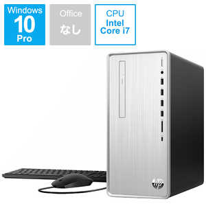 HP デスクトップパソコン Pavilion Desktop TP01-0144jp [モニタｰ無し/HDD:2TB/SSD:256GB/メモリ:16GB/2020年7月モデル] 9AQ44AA-AAAA ナチュラルシルバｰ