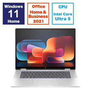 HP Envy x360 16-ac0000 ［16.0型 /Windows11 Home /intel Core Ultra 5 /メモリ：16GB］ グレイシャーシルバー 9W677PA-AAAB