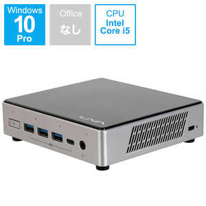 ECS デスクトップパソコン [モニタｰ無し/M.2 SSD NVMe:256GB/メモリ:8GB/2020年11月モデル] LIVAZ3P-8/256-W10Pro(i5-10210U)