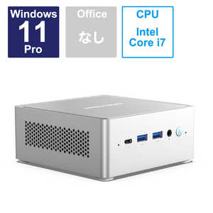 MINISFORUM デスクトップパソコン (モニター無し) NPB7-32/512-W11Pro(i7-13700H)