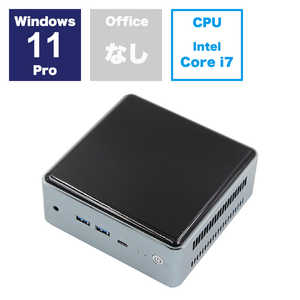 MAXTANG デスクトップパソコン MTN-AL50 ［モニター無し /intel Core i7 /メモリ：16GB /SSD：512GB］ MTN-AL50-16/512-W11Pro-1260PWB