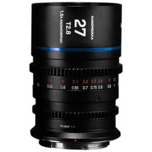 LAOWA カメラレンズ (受注生産品) ［キヤノンRF］ LAOWA Nanomorph 27mm T2.8 1.5x Cine Blue