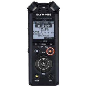 オリンパス　OLYMPUS ICレコーダー ブラック [8GB /Bluetooth対応 /ハイレゾ対応] LS-P4 BLK