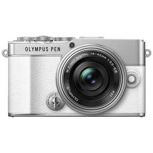 オリンパス　OLYMPUS ミラーレス一眼カメラ PEN E-P7 14-42mm EZレンズキット ホワイト