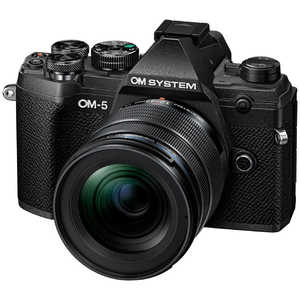 OMSYSTEM ミラーレス一眼カメラ OM-5 12-45mm F4.0 PRO レンズキット ブラック