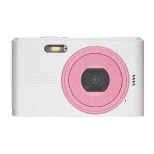 KEIYO デジタルカメラ ホワイト×ピンク NT-DC001-WPK