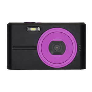 KEIYO デジタルカメラ ブラック×パープル NT-DC001-BPL