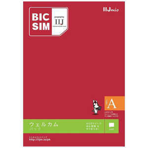 IIJ マルチSIM ｢BIC SIMタイプA｣ データ通信専用･SMS対応 au対応SIMカード IMB200