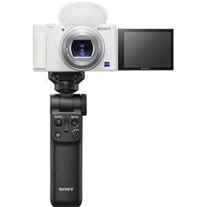 ソニー　SONY 【アウトレット】コンパクトデジタルカメラ VLOGCAM ZV-1G シューティンググリップキット ホワイト