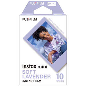 富士フイルム　FUJIFILM チェキ インスタントフィルム カラー instax mini SOFT LAVENDER(ソフトラベンダー) ［10枚 /1パック］ 