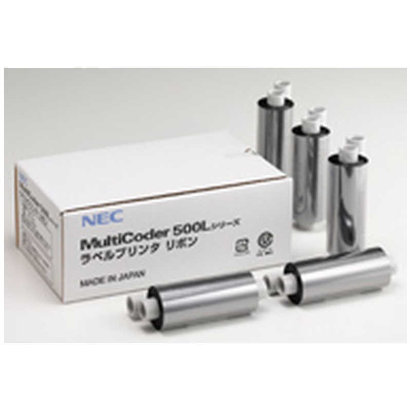NEC NEC ワックスレジンリボン90[幅90mm×長さ100m /5巻入] PRT500L413S PRT500L413S