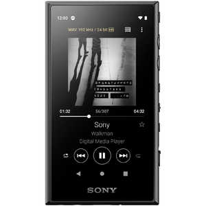 ソニー　SONY 【アウトレット】ウォークマンWALKMAN2019年モデル[イヤホンは付属していません] Aシリーズ ブラック [ハイレゾ対応 /16GB] NW-A105 B ブラック