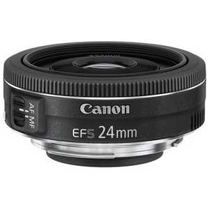 キヤノン　CANON カメラレンズ APS-C用 ［キヤノンEF /単焦点レンズ］ ブラック EF-S24mm F2.8 STM