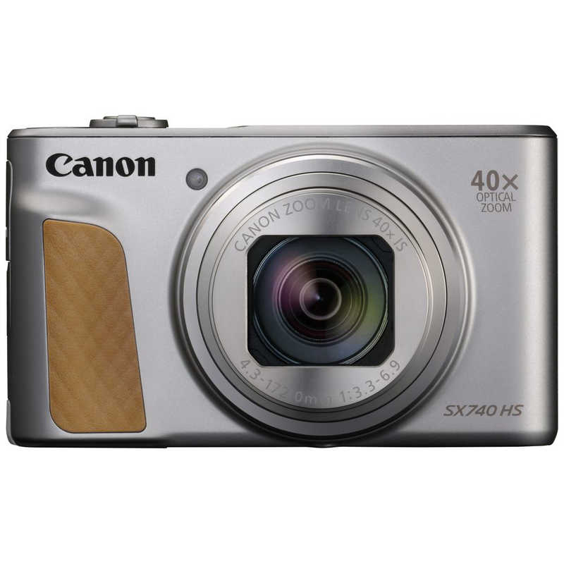 キヤノン　CANON キヤノン　CANON コンパクトデジタルカメラ PowerShot SX740 HS (シルバー) PowerShot SX740 HS (シルバー)