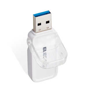 エレコム　ELECOM USBメモリー 16GB USB3.1 フリップキャップ式  MF-FCU3016GWH ホワイト
