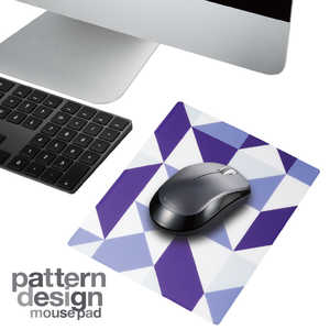 エレコム　ELECOM マウスパッド パターンデザイン XLサイズ[174x224x0.9mm] MP-TBGGEO 幾何学