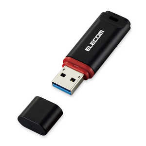 エレコム　ELECOM USBメモリ データ復旧付き ブラック  16GB  USB3.2  USB TypeA  キャップ式  MF-DRU3016GBKR