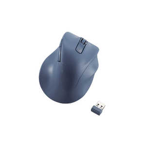 エレコム　ELECOM マウス EX-G Lサイズ 抗菌 ［BlueLED /無線(ワイヤレス) /5ボタン /USB］ ブルー M-XGL30DBSKBU