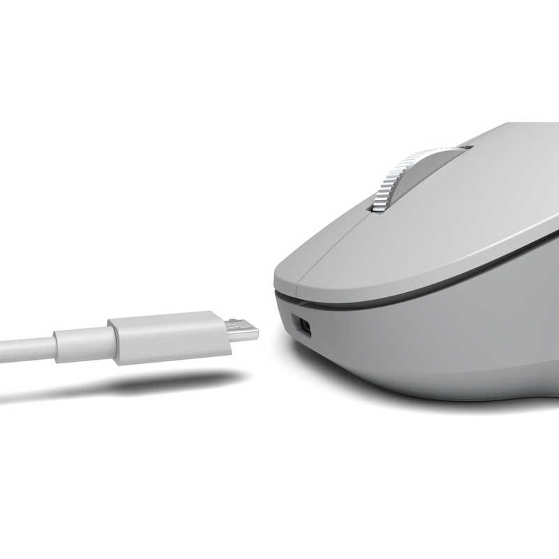 マイクロソフト　Microsoft マイクロソフト　Microsoft マウス グレー [光学式 /有線／無線(ワイヤレス) /5ボタン /Bluetooth・USB] FTW-00007 グレｰ FTW-00007 グレｰ