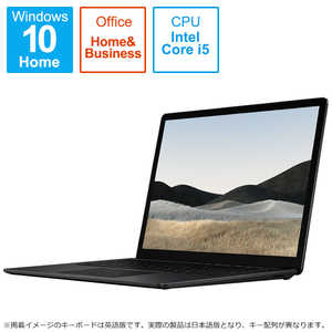 マイクロソフト　Microsoft Surface Laptop 4 ブラック [13.5型 /Windows10 Home /intel Core i5 /メモリ：8GB /SSD：512GB] 5BT-00016
