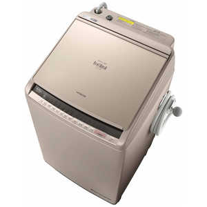 日立　HITACHI 縦型洗濯乾燥機 ビートウォッシュ 洗濯10.0kg 乾燥5.5kg ヒーター乾燥(水冷・除湿タイプ)  BW-DV100C シャンパン