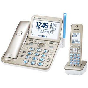 パナソニック　Panasonic コードレス電話機  [子機1台/コードレス] シャンパンゴールド VE-GD78DL-N