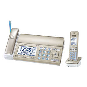 パナソニック　Panasonic FAX電話機 おたっくす デジタルコードレス シャンパンゴールド [子機1台 /普通紙] KX-PD750DL