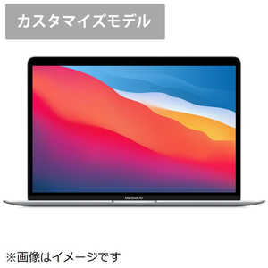 アップル (日本語(JIS)キーボード カスタマイズモデル)13インチMacBook Air： 8コアCPUと7コアGPUを搭載したApple M1チップ 512GB SSD シルバー MGN93JA/CTO