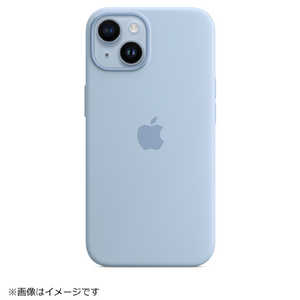 アップル MagSafe対応 iPhone 14 シリコーンケース スカイ MQU93FE/A MQU93FEA
