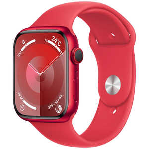 アップル Apple Watch Series 9(GPS ＋ Cellularモデル)- 45mm (PRODUCT)REDアルミニウムケースと(PRODUCT)REDスポーツバンド - S/M MRYE3JA