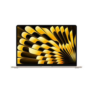 アップル MacBook Air 15インチ Apple M3チップ搭載モデル [2024年モデル /SSD 256GB /メモリ 8GB /8コアCPUと10コアGPU ] スターライト MRYR3JA