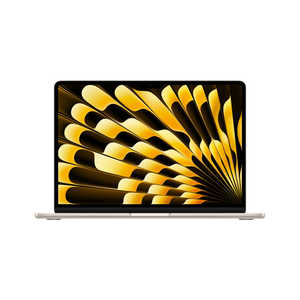 アップル MacBook Air 13インチ Apple M3チップ搭載モデル [2024年モデル /SSD 512GB /メモリ 16GB /8コアCPUと10コアGPU ] スターライト MXCU3JA
