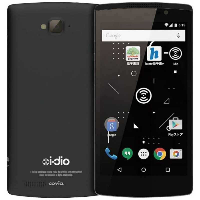 コヴィア コヴィア i-dio Phone ブラック「CP-VL5A」 Android 5.1・5型・メモリ/ストレージ：2GB/16GB microSIMｘ1　SIMフリースマートフォン　ブラック CP-VL5A CP-VL5A