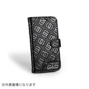 GARSON スマートフォンカバー モノグラムレザー ブラック iPhone12 mini HA620-01