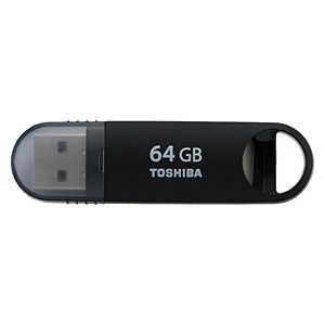 東芝　TOSHIBA USBメモリ　ブラック TNU-B064GK