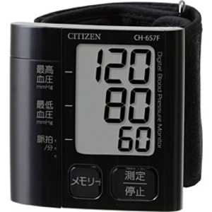 シチズンシステムズ 血圧計[手首式] CH‐657F‐BK
