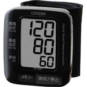 シチズンシステムズ 【アウトレット】血圧計[手首式] CH‐650F‐BK